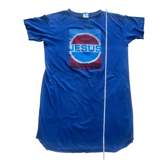 90s Vintage Parody Shirt Pepsi Jesus The Choice Of The All Generations! One Size - Picture 6 of 15